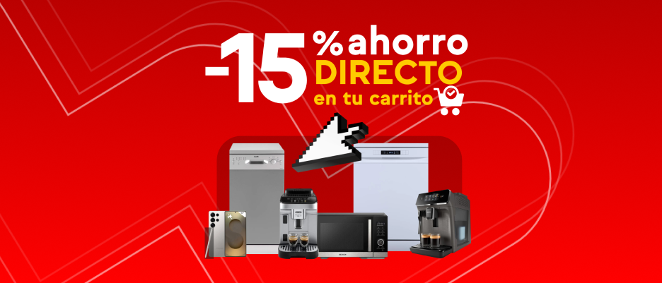-15% de ahorro directo en carrito - Solo por tiempo limitado