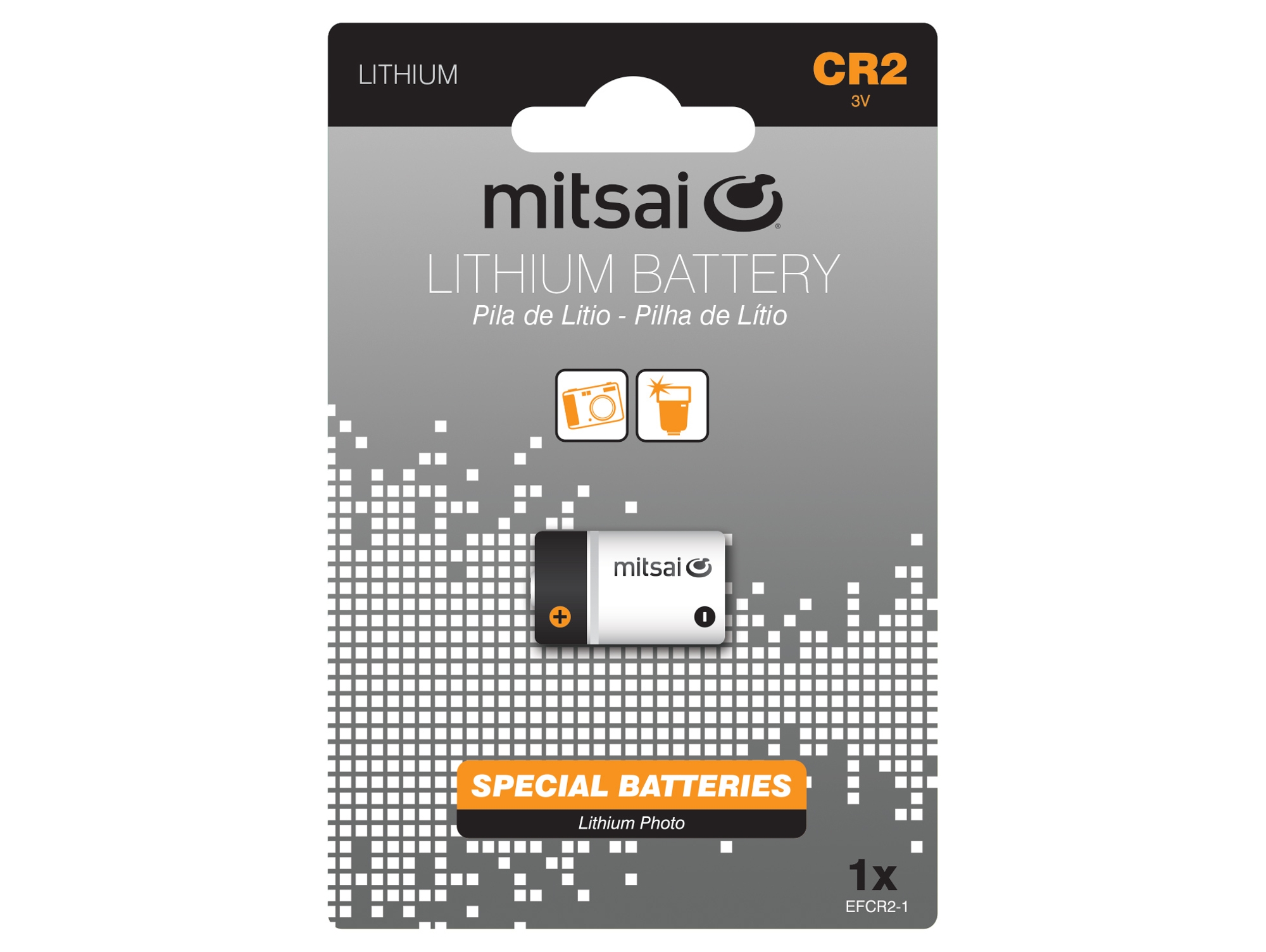 Pila litio MITSAI CR2 X1 | Worten Canarias