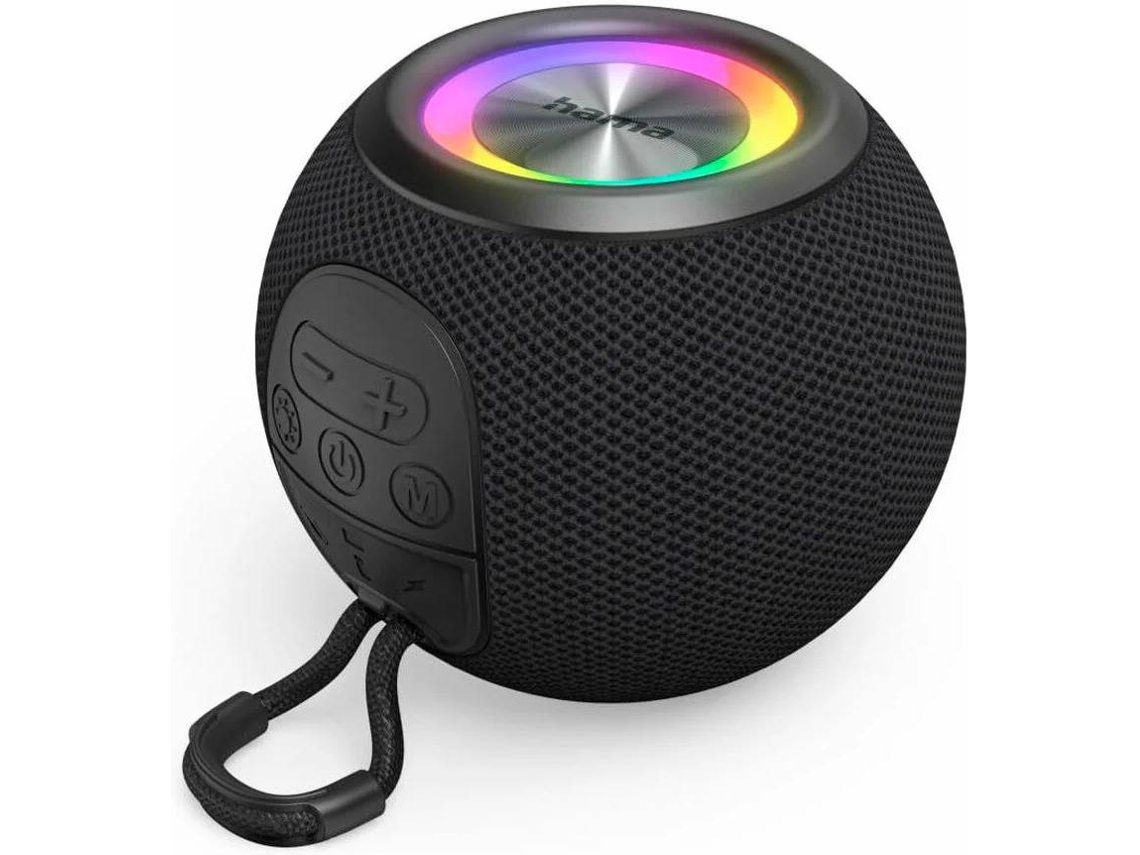 Altavoz Bluetooth Portátil HAMA 00188240 (Negro - Bluetooth 5.3 - 5 W)