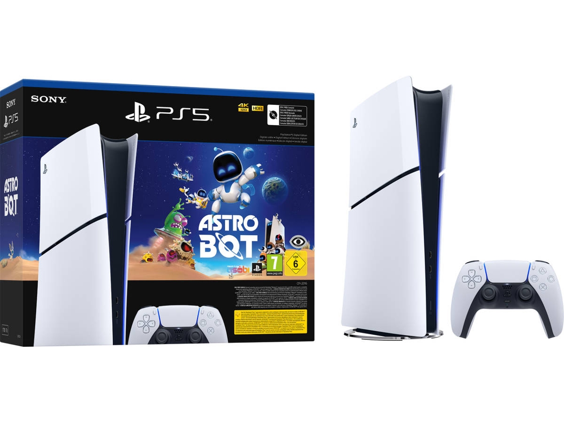 Consola PS5 Digital + Juego Astro Bot | Worten Canarias