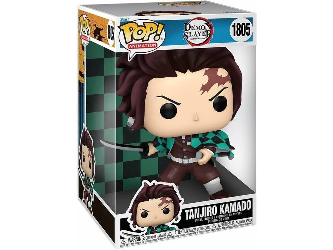 Figura FUNKO Pop! Jumbo: Demon Slayer - Tanjiro (Posible Chase)