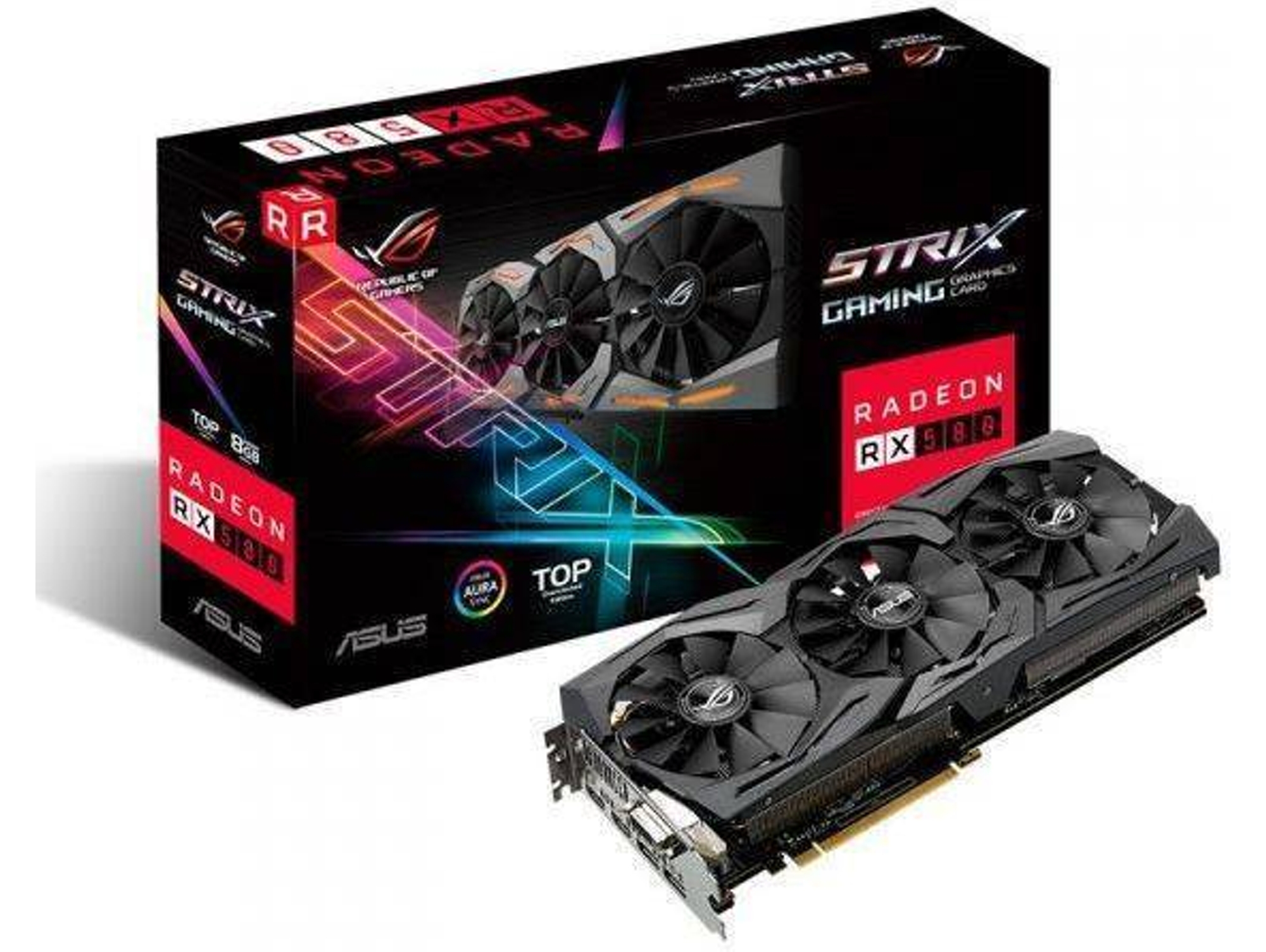 Tarjeta Gráfica AMD STRIX Radeon RX580-T8G 8GB GDDR5 (Caja Abierta)