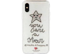 Carcasa iPhone XR SILVIA TOSI Star Transparente