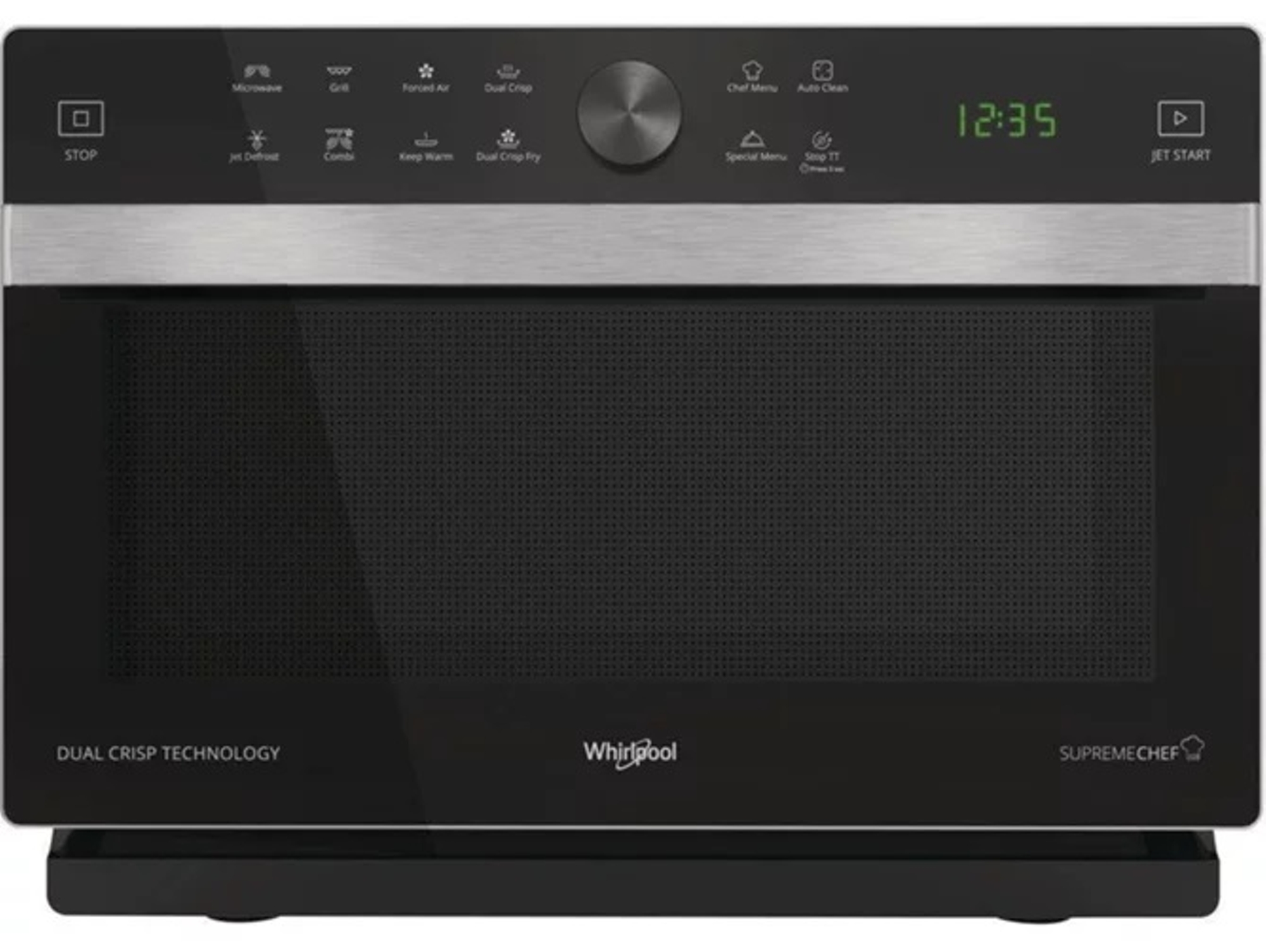 Micro-ondas WHIRLPOOL MWP338SB (33 L - Convección - Negro)