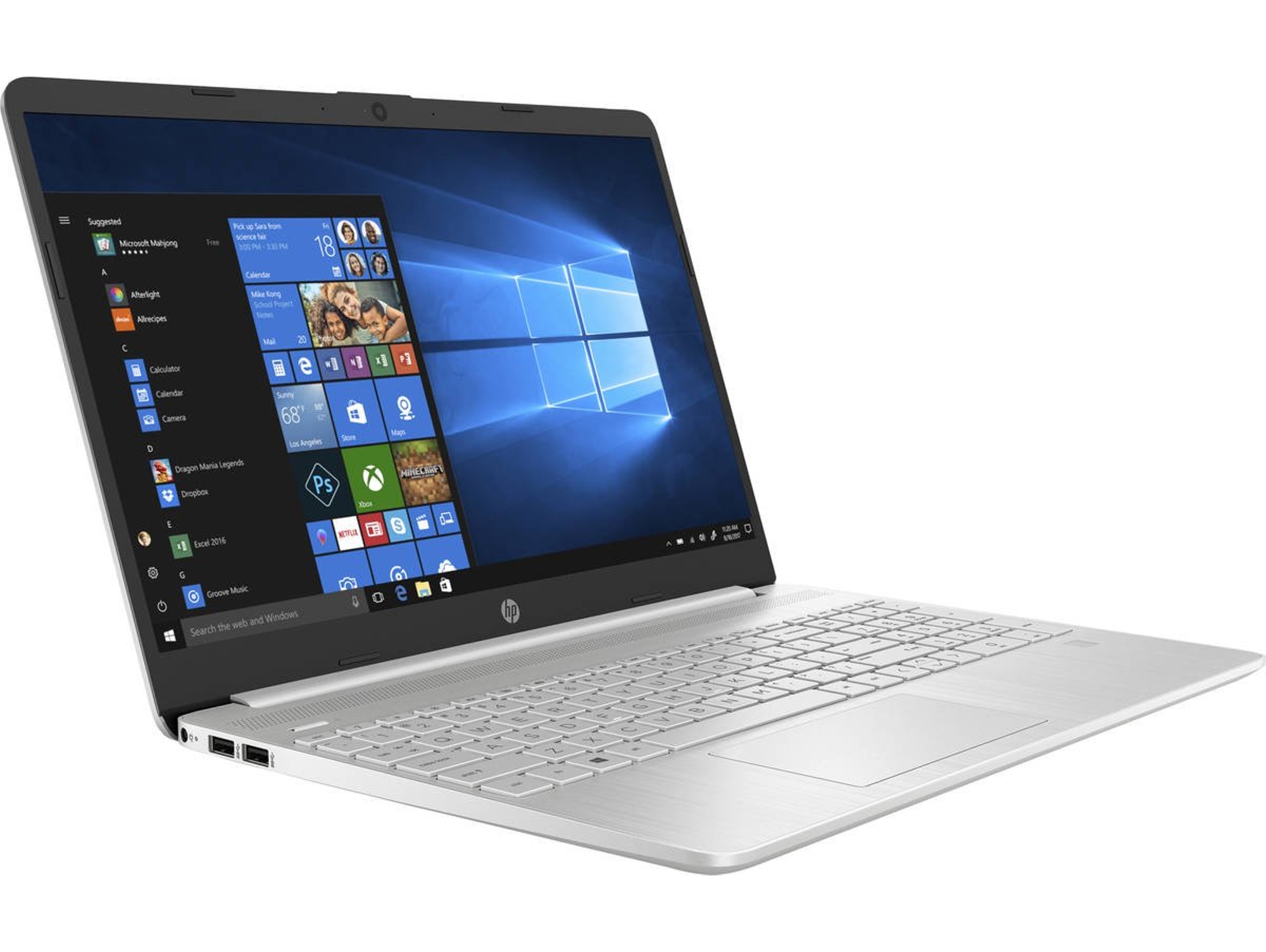 Portátil HP 15S-FQ1103NS (15.6'' - Intel Core i7-1065G7 - RAM: 16 GB - 1 TB SSD - Intel Iris Plus)