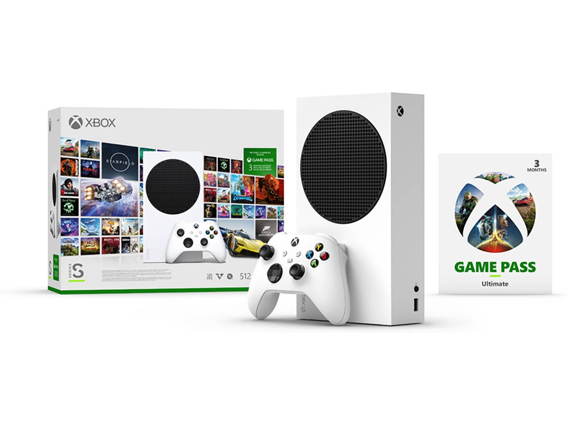 Consola Xbox Series S (512 GB) + Game Pass Ultimate 3 Meses
