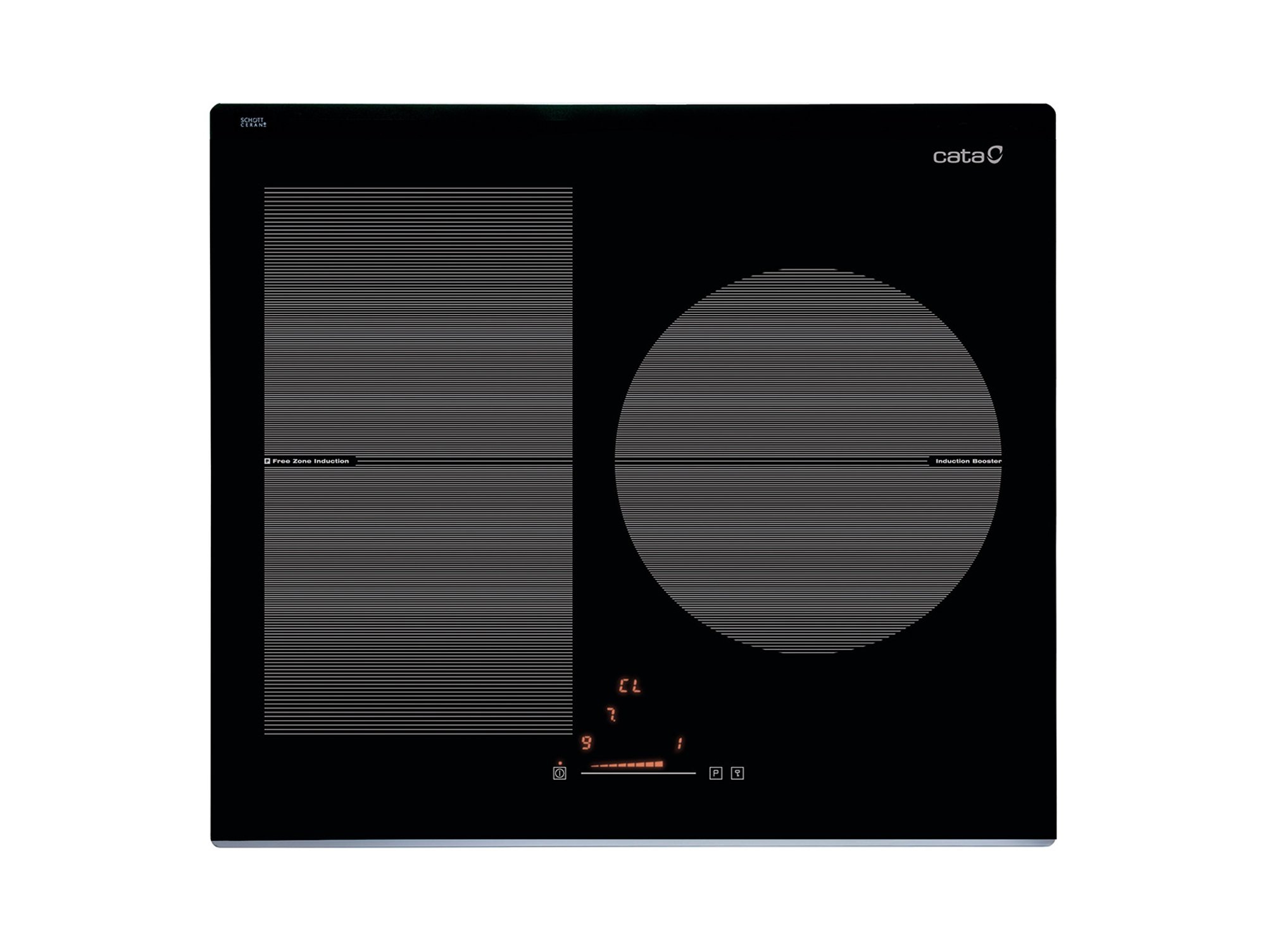 Placa de Inducción CATA IF 6011 BK (Eléctrica - 59 cm - Negro)