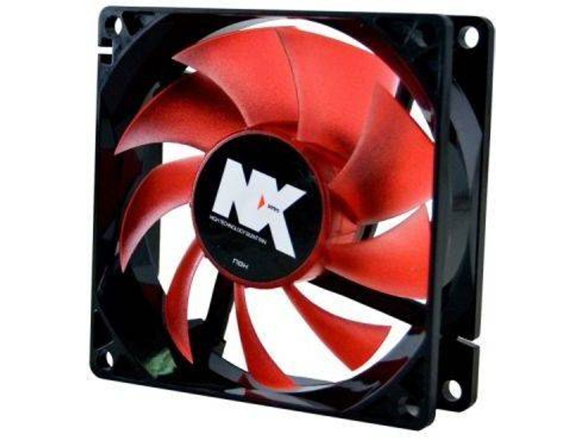 Ventilador PC NOX serie NX 8 cm rojo
