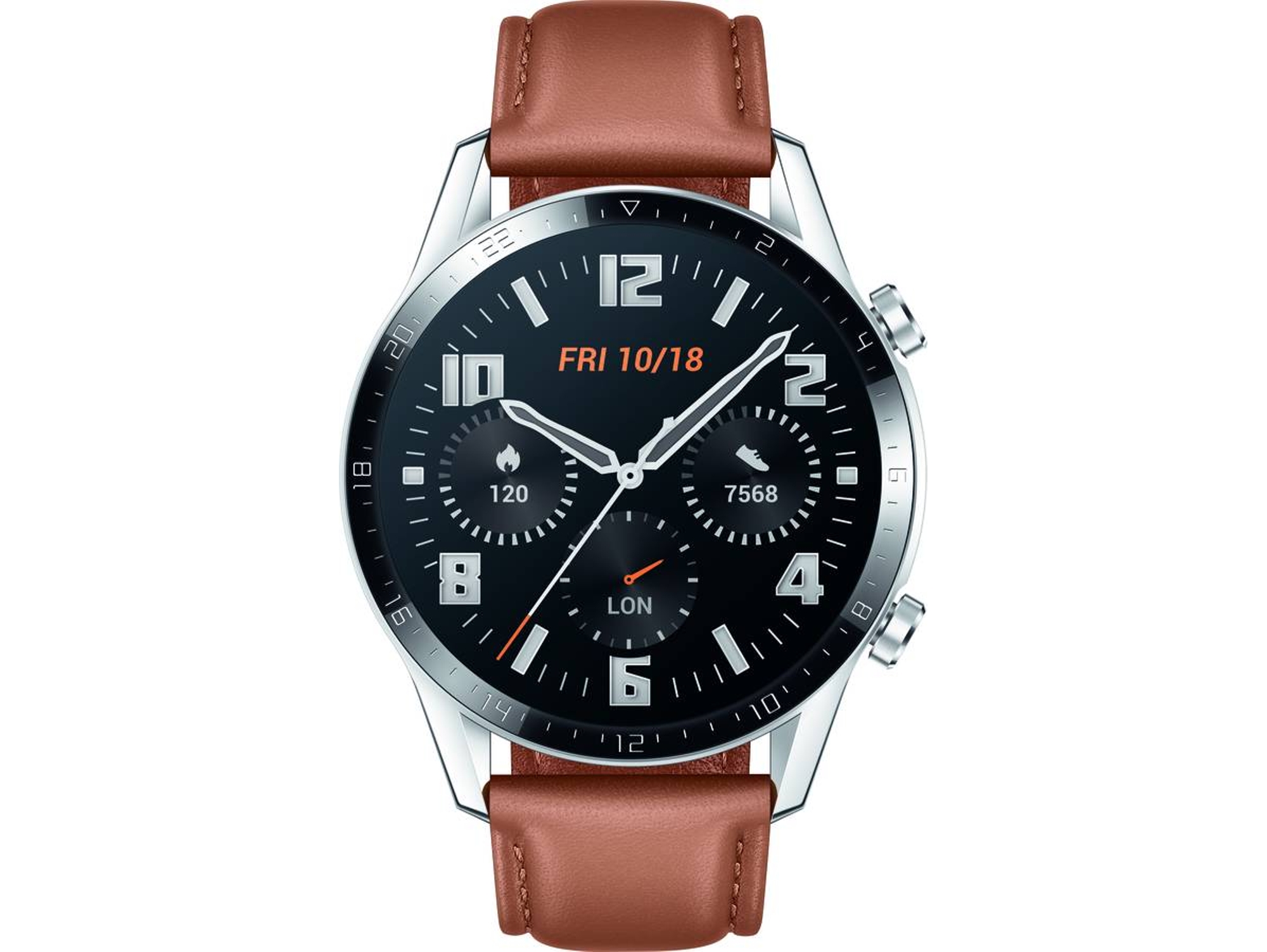 Smartwatch HUAWEI Watch GT2 Classic Edition 46mm (Soporta SpO2)