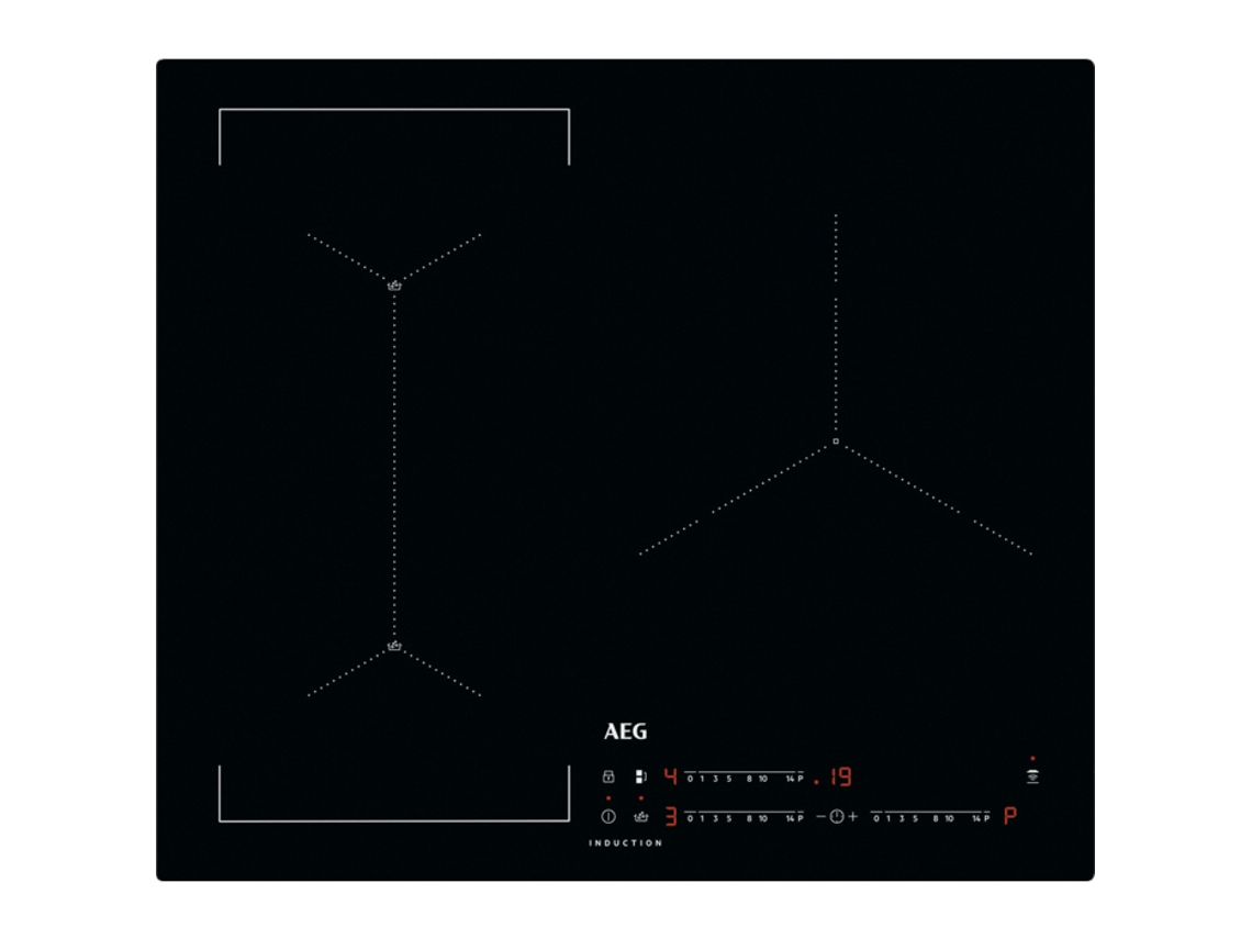 Placa Flex de Inducción AEG IAE63421CB (Eléctrica -  59 cm - Negro)