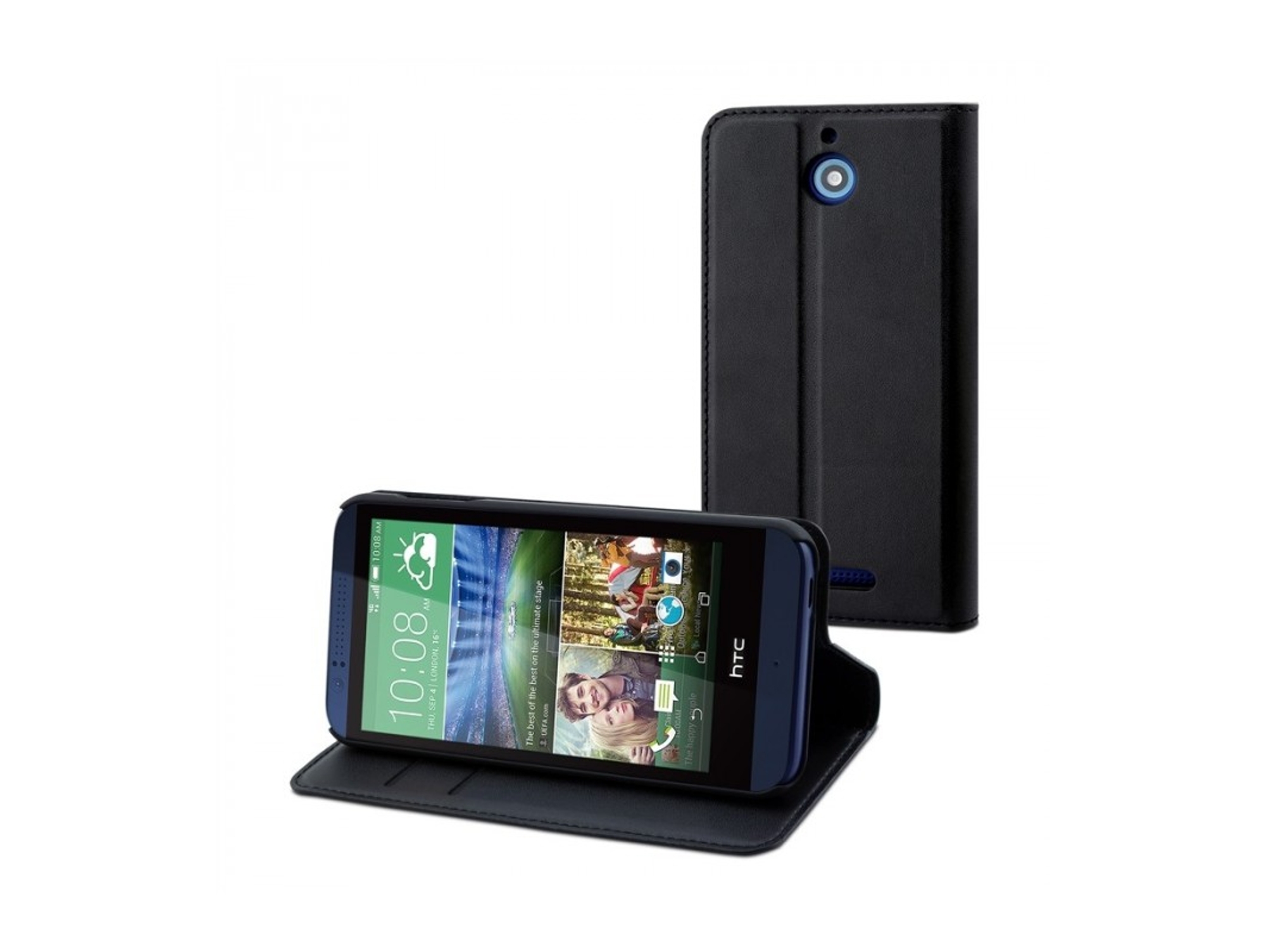 Funda Folio MUVIT para HTC Desire 510 Negro