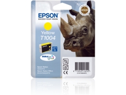Cartucho de tinta original EPSON T1004, Rinoceronte 11,1 ml, Amarillo, C13T10044010