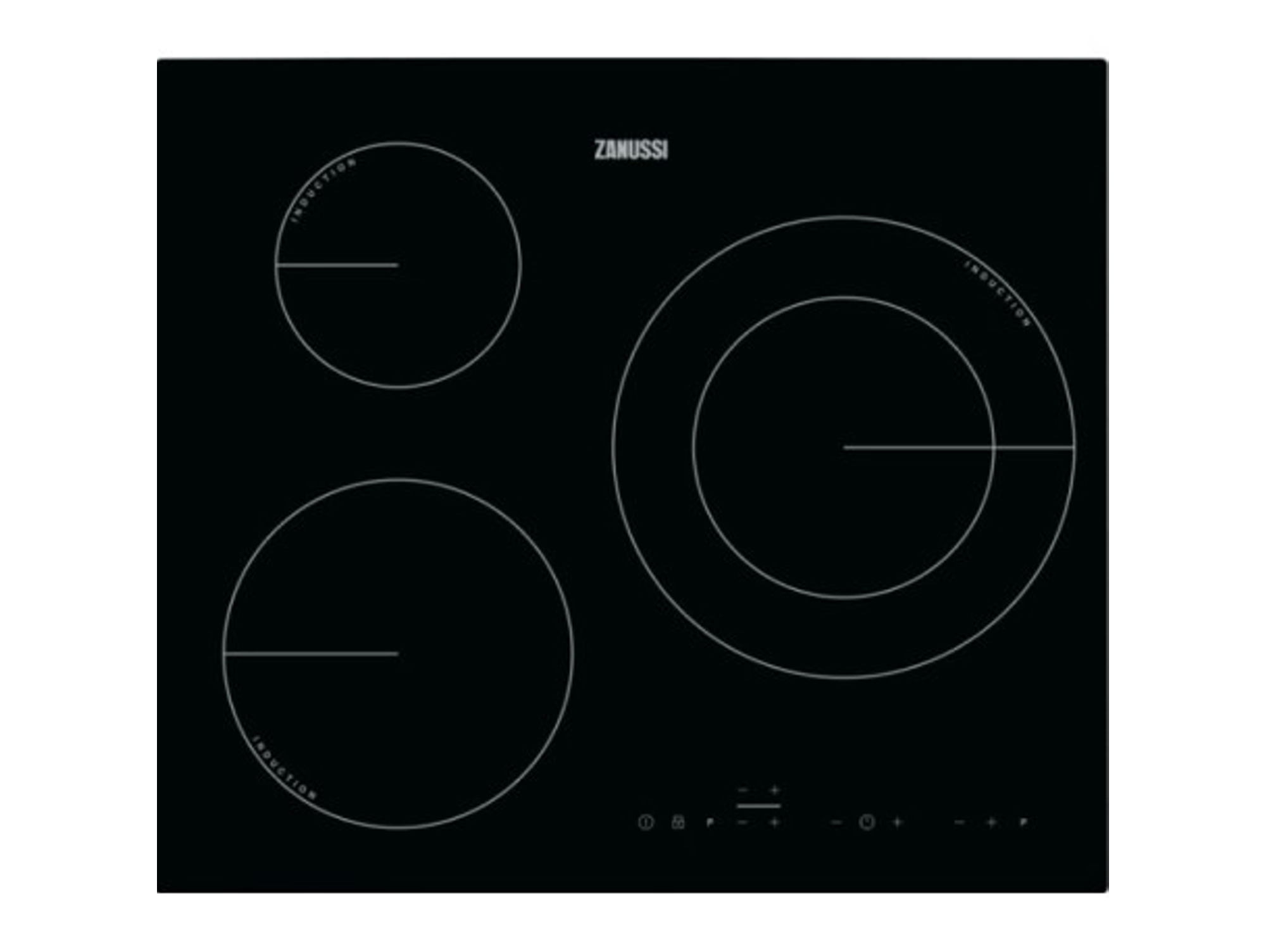 Placa de Inducción ZANUSSI ZIT6360CB (Eléctrica - 59 cm - Negro)