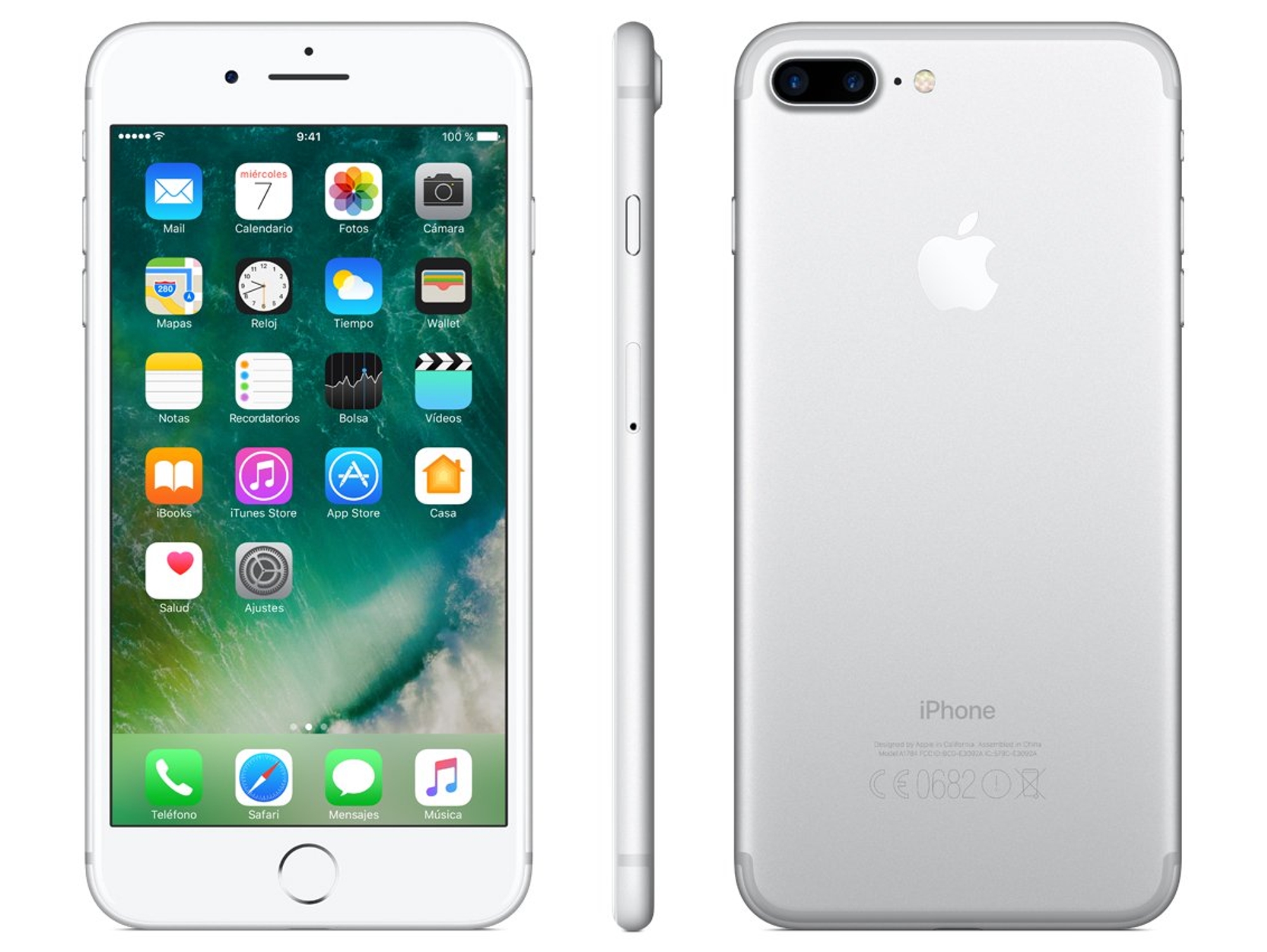 iPhone 7 Plus APPLE (5.5'' - 3 GB - 32 GB - Plateado)