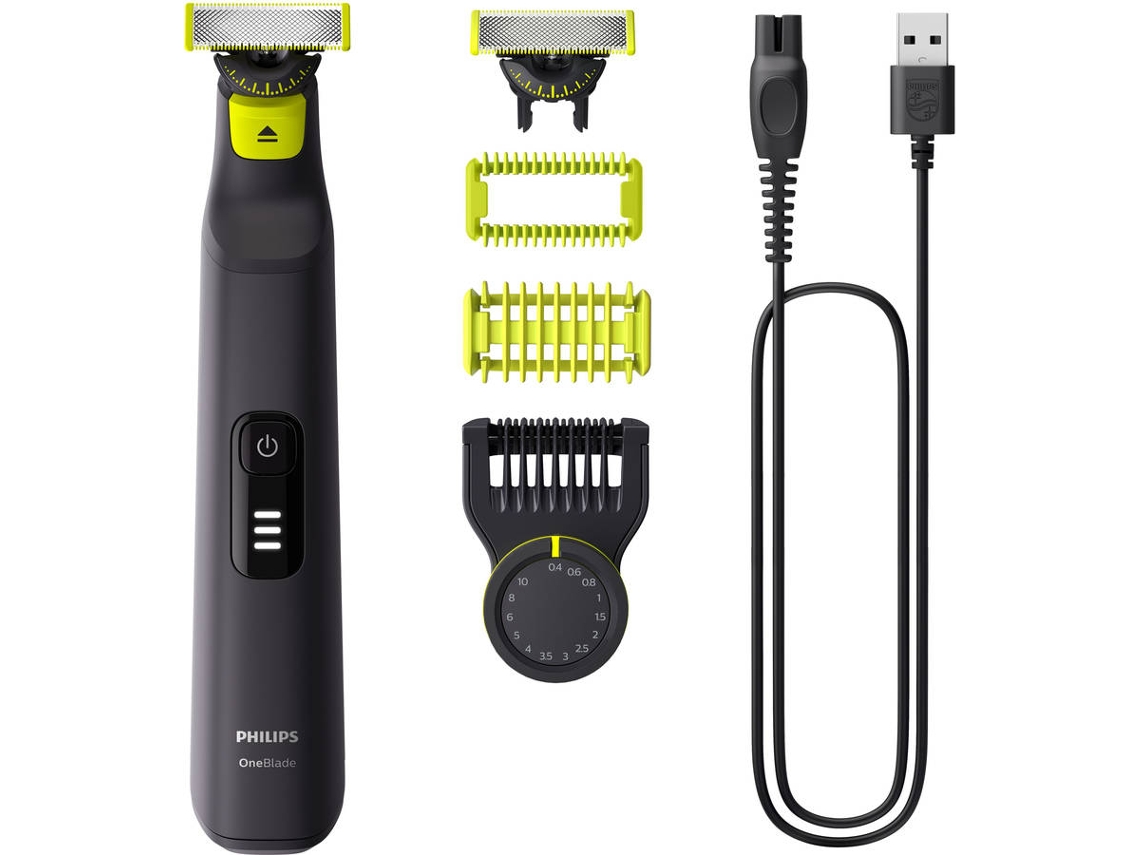 Recortadora Multifunción PHILIPS OneBlade QP6542/15 (Autonomía 90 min - Recargable)