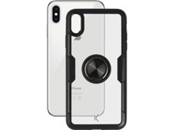 Carcasa iPhone X, XS KSIX Anillo Transparente