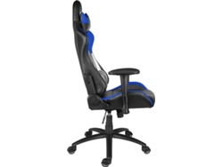 Silla Gaming ALPHA GAMER Orion V2 (Hasta 150 kg - Elevador a Gas Clase 4 - Negro, Blanco y Azul)
