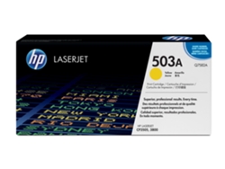 Cartucho de tóner original LaserJet HP 503A amarillo para Laserjet series CP3505 y 3800