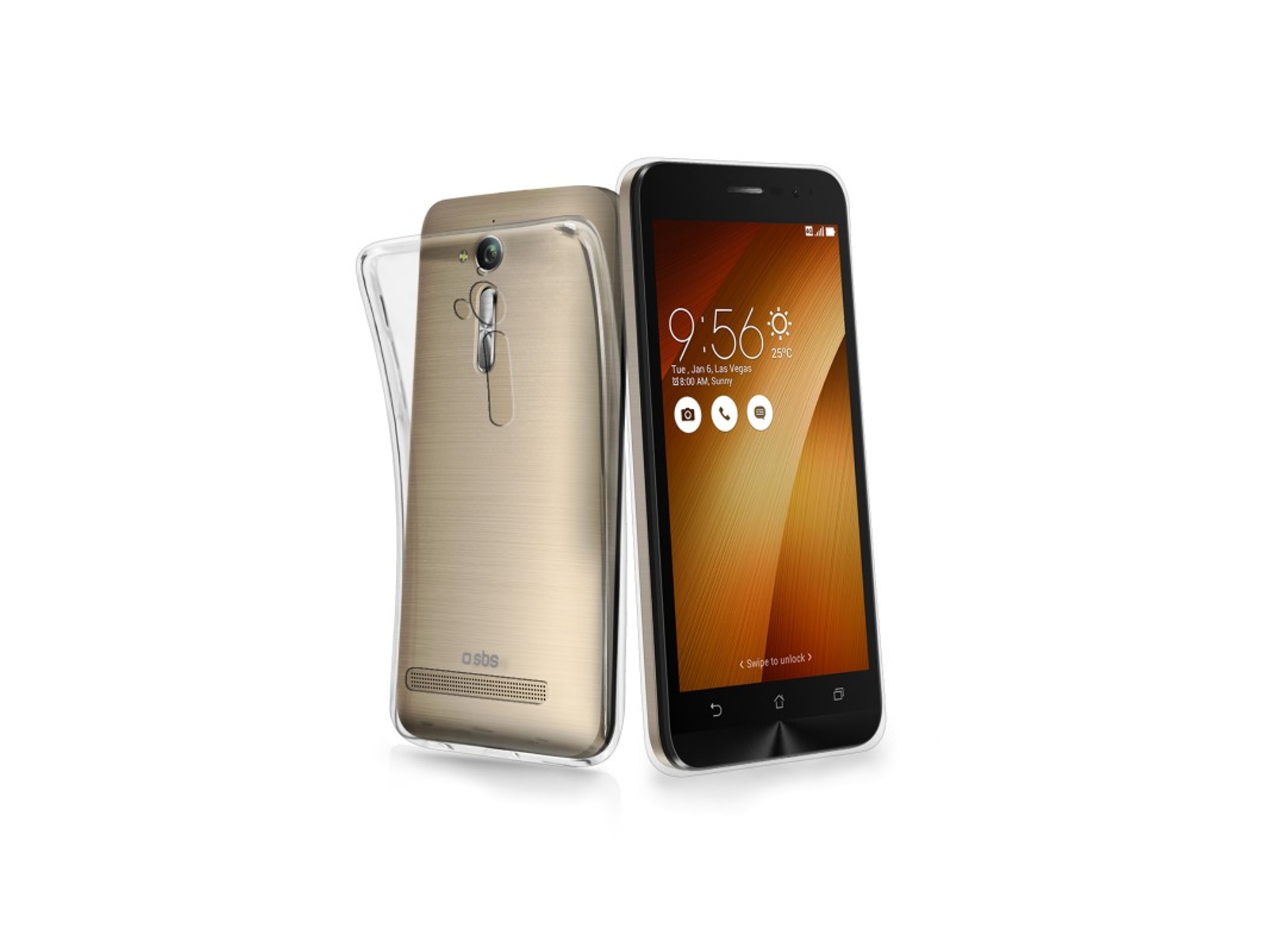 Carcasa Asus Zenfone Go SBS Skinny Transparente