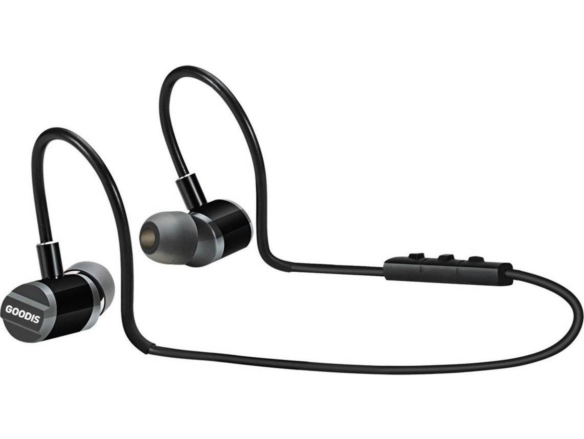 Auriculares Bluetooth GOODIS Extr Zephyr (In Ear - Micrófono - Negro)