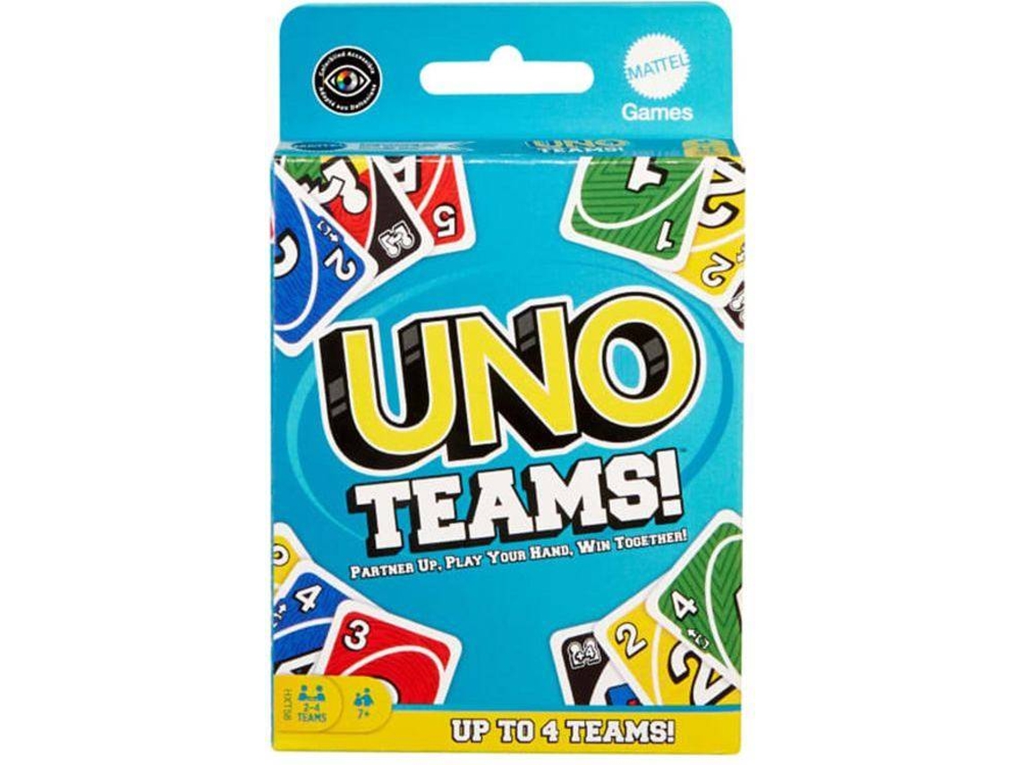 Juego de cartas de Cartas UNO Teams (Edad Mínima Recomendada:7 Años)