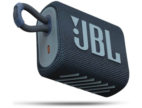 Altavoz Bluetooth JBL Go 3 (Autonomía: Hasta 5 h - Azul)