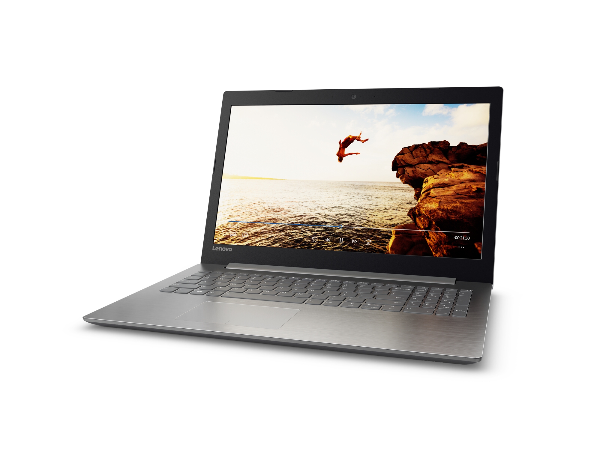Portátil 15,6'' LENOVO Ideapad 320-15ABR Plata (A10-9620P - 8 GB RAM - 1 TB HDD - AMD Radeon R5 )