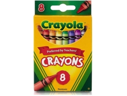 Lápis de Cera CRAYOLA Crayons 8x