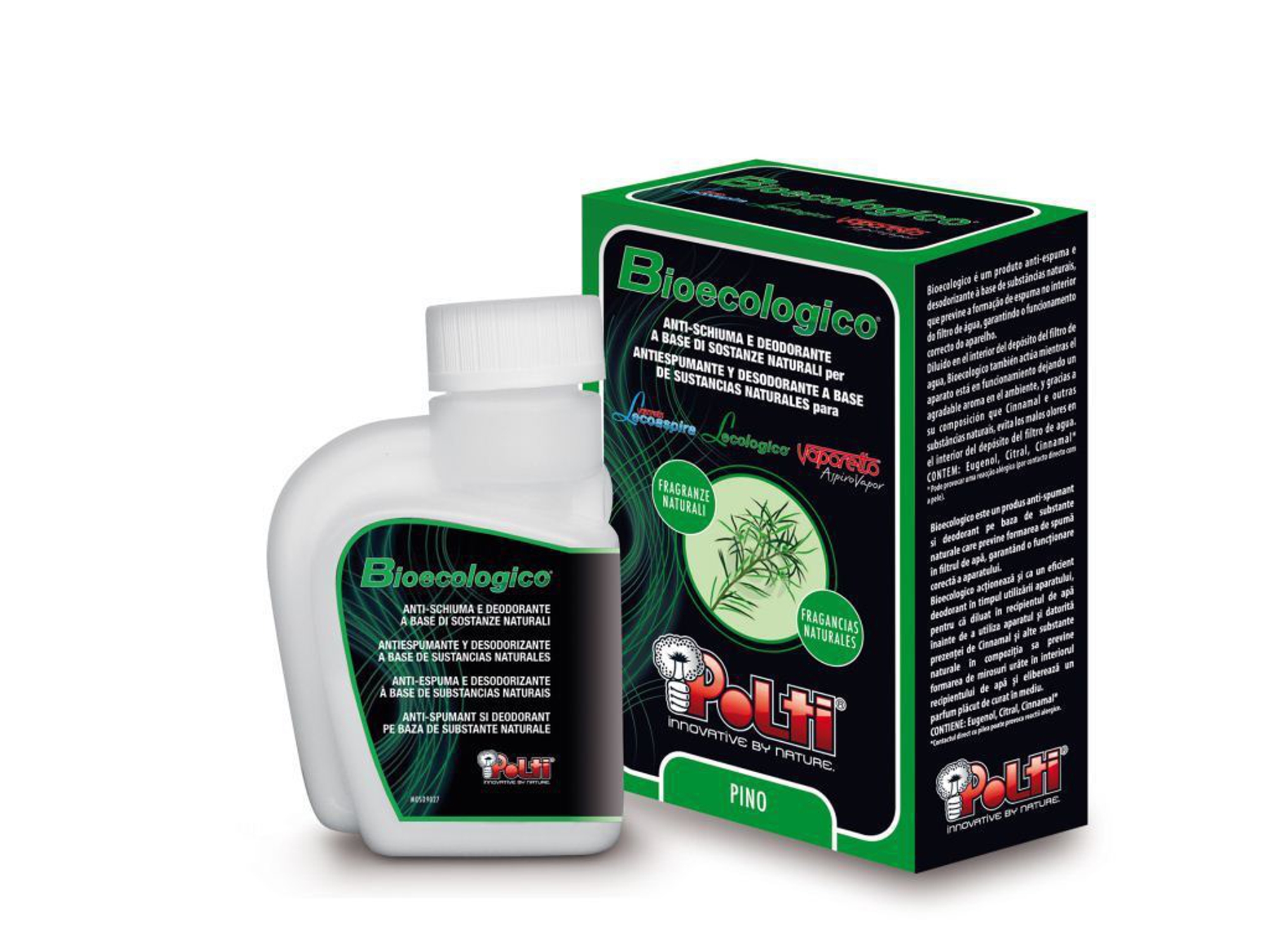 Detergente bioecológico Polti Pino, 20 ampollas - imagen 1