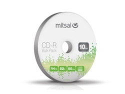 CD-R 52X MITSAI 700MB 80M BULK X10