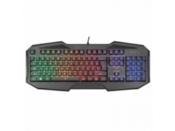 Teclado Gaming TRUST GXT830-RW Avonn (Membrana - Español - Negro)