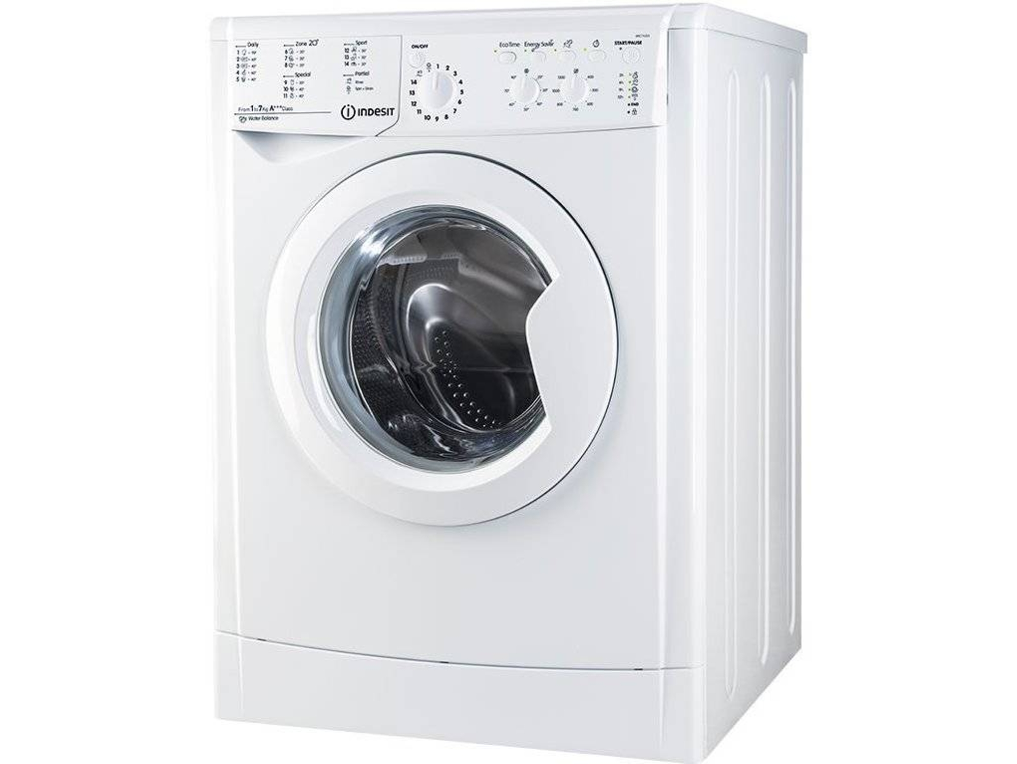 Lavadora INDESIT IWC91082 ECO (9 kg - 1000 rpm - Blanco)