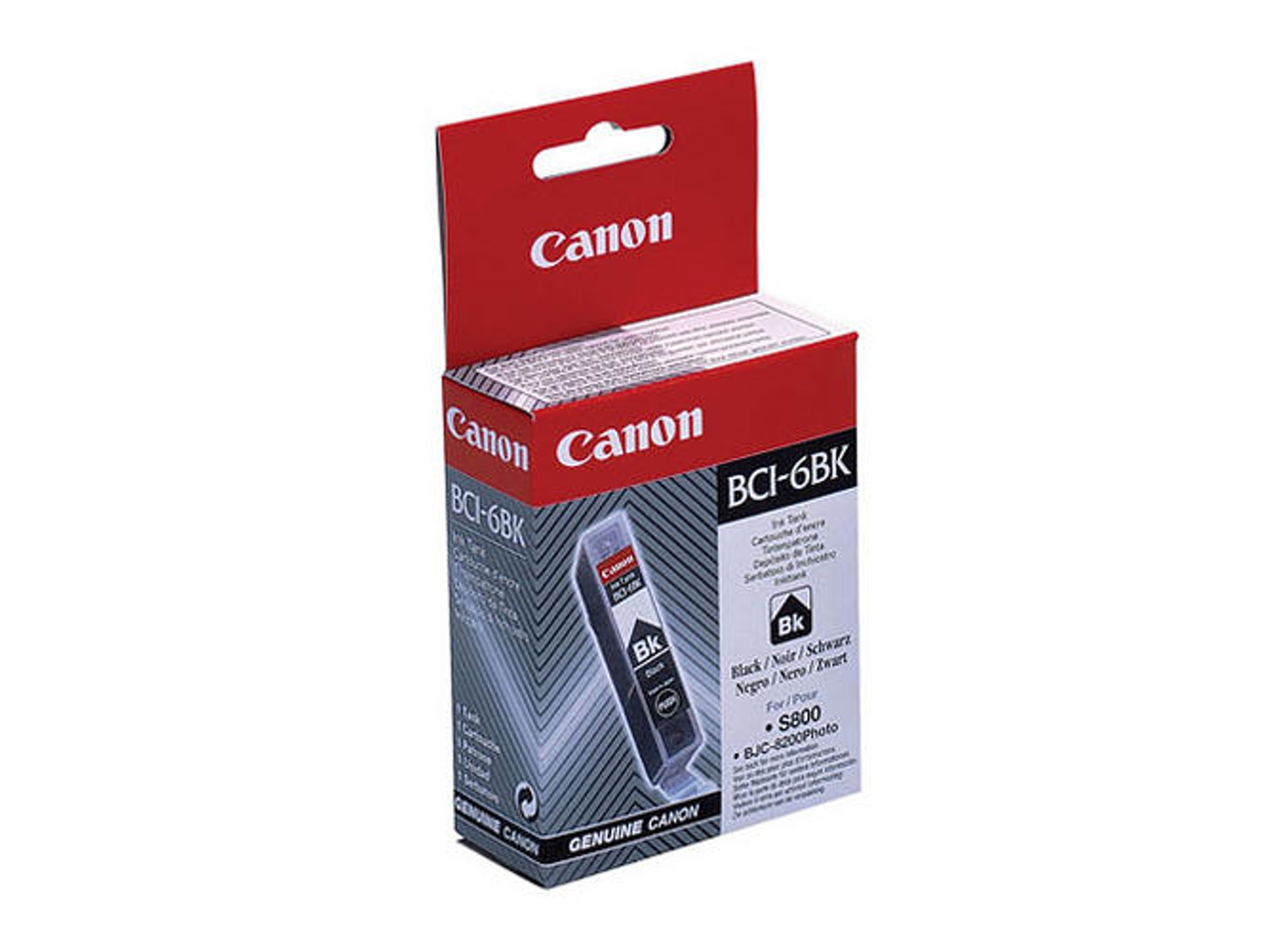 Cartucho CANON BCI-6 Negro (4705A021)