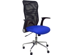 Silla Operativa PYC Minaya Azul (Brazos Ajustables - Malla)