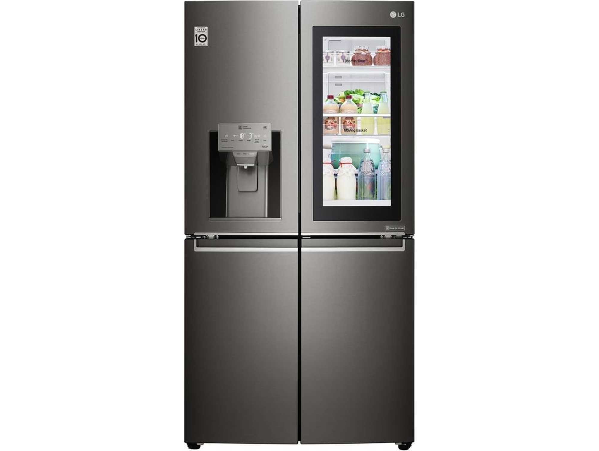 Frigorífico Americano Reacondicionado LG Instaview GMX936SBHV (Grado A - No Frost - 180.2 cm - 571 L - Inox)