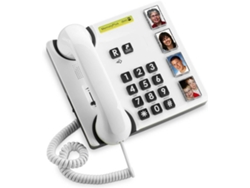 Teléfono Fijo DORO MemoryPlus 319i blanco
