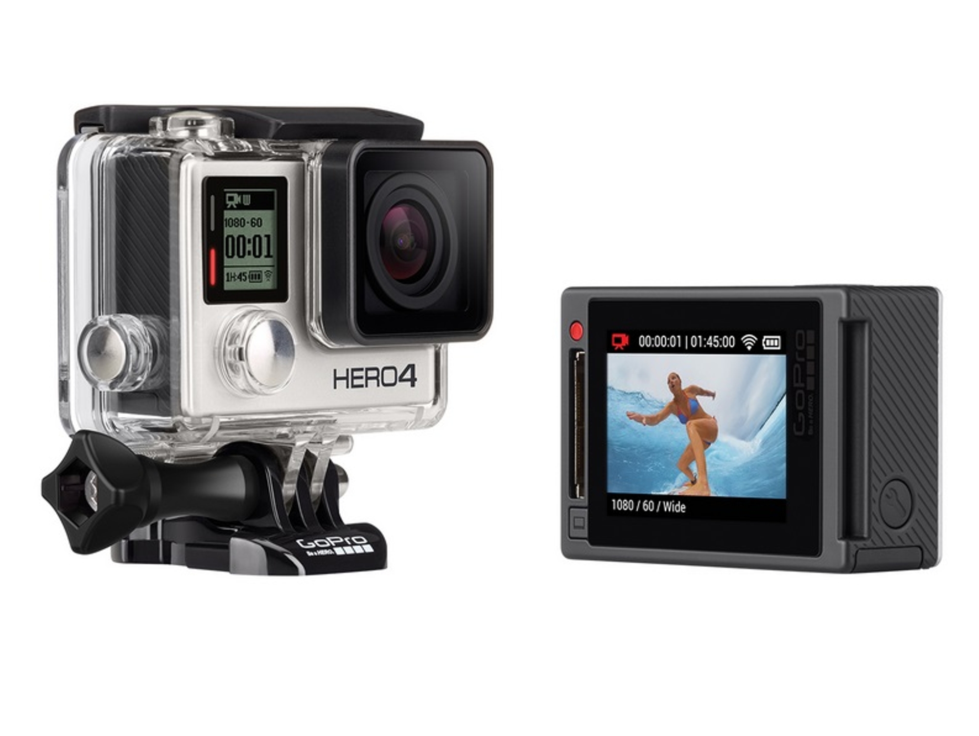 Cámara de Acción GOPRO Hero 4 (4K - 12 MP - Hasta 3 h de Autonomía - Wi-Fi y Bluetooth)