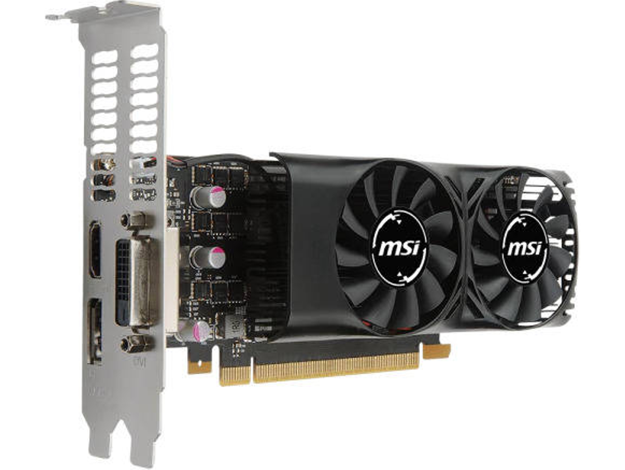 Tarjeta Gráfica nVidia MSI GeForce GTX 1050 TI 4GT LP 4GB GDDR5 