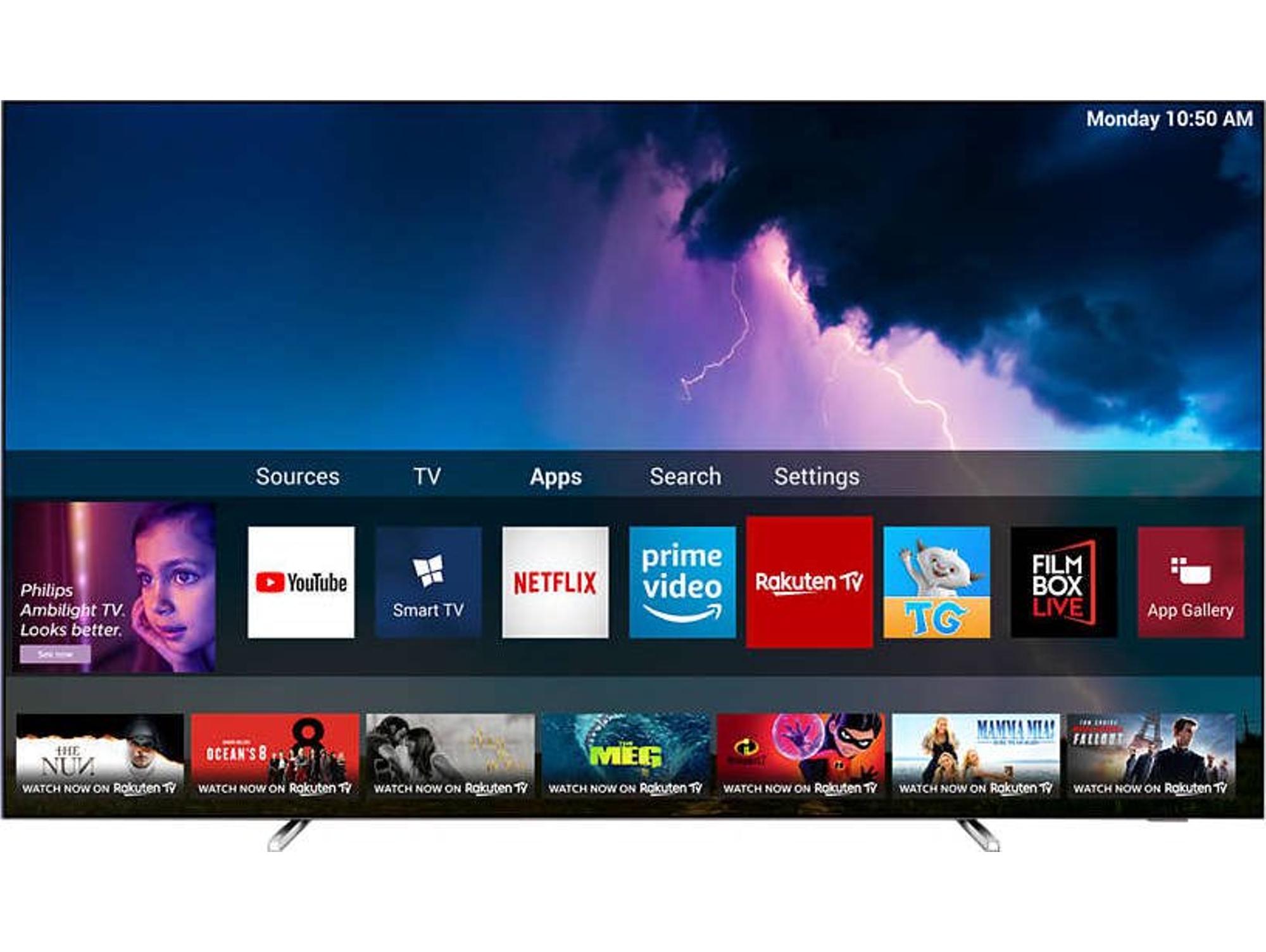 TV PHILIPS 55OLED754/12 (OLED - 55'' - 127 cm - 4K Ultra HD - Smart TV)