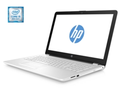 Portátil 15,6'' HP 15-BS122NS Blanco Nieve (i5-8250U - 8 GB RAM - 1 TB HDD )
