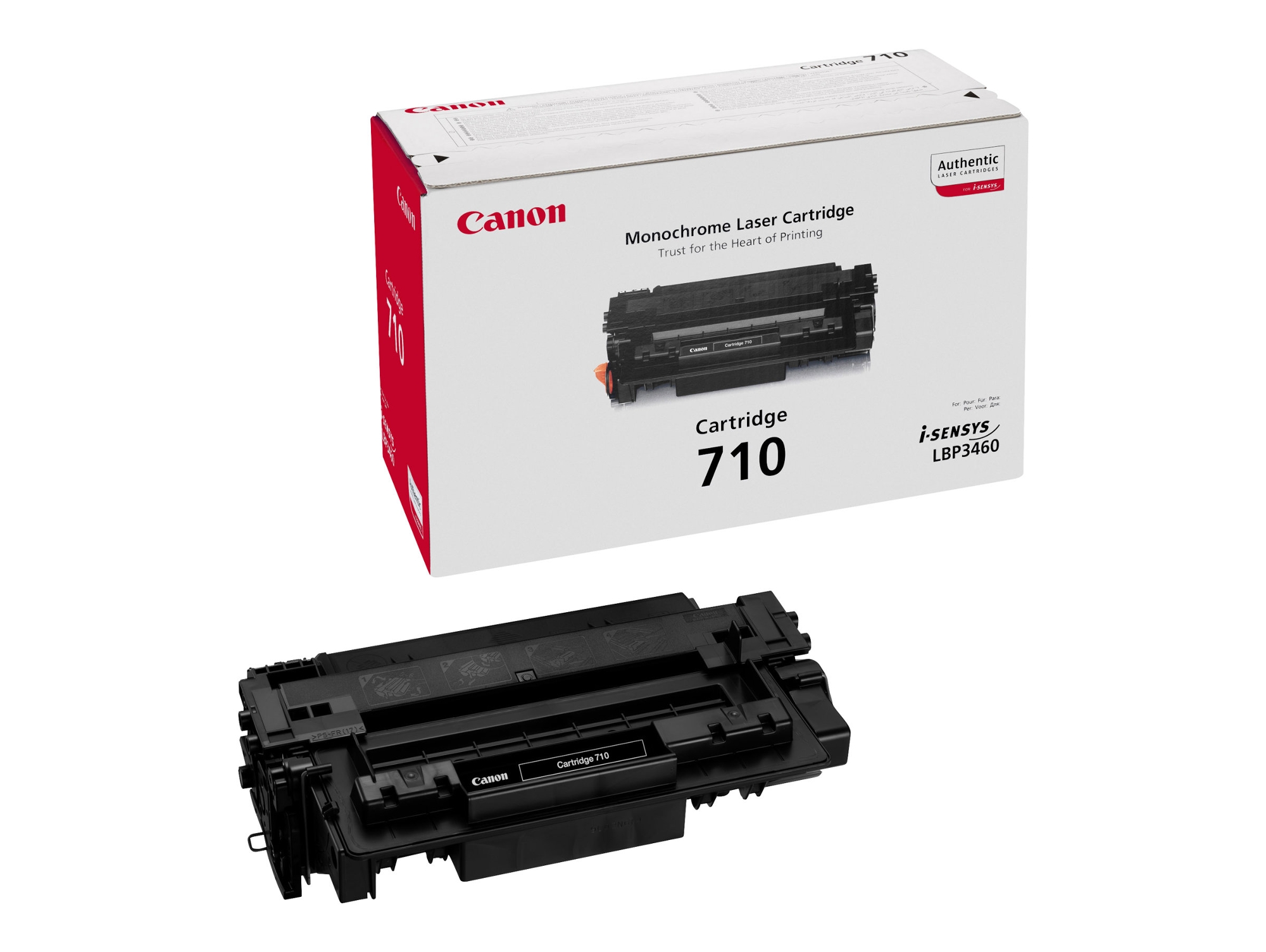 Cartucho de tóner Original CANON 710 6000Pág Negro 0985B001  para Laser Shot LBP-3460