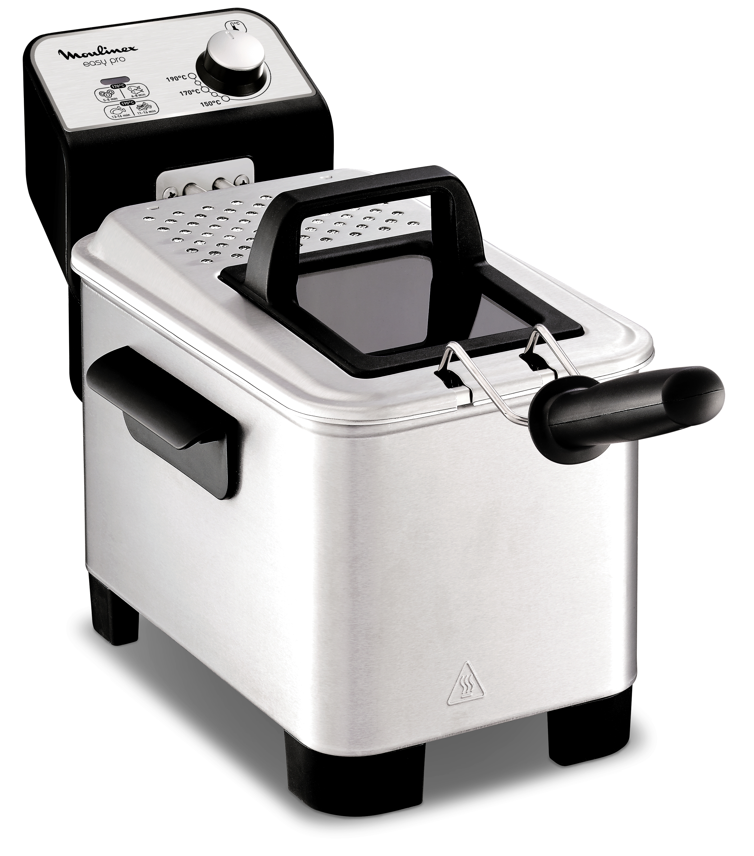 Fritadeira Semi-Profissional MOULINEX Easy Pro AM338070 (3 L - 1.2 kg - Inox)