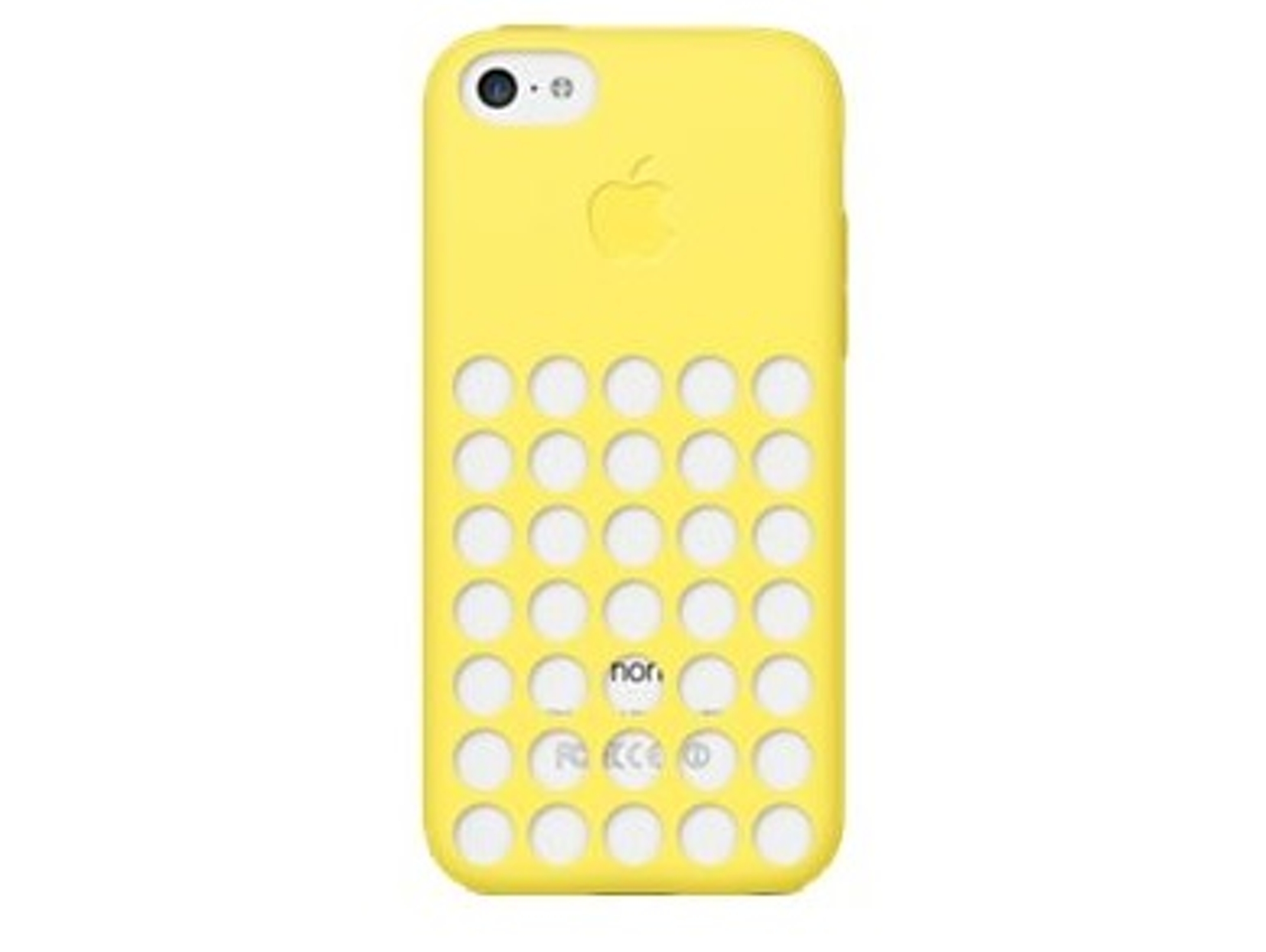 Carcasa APPLE Silicona iPhone 5c amarillo