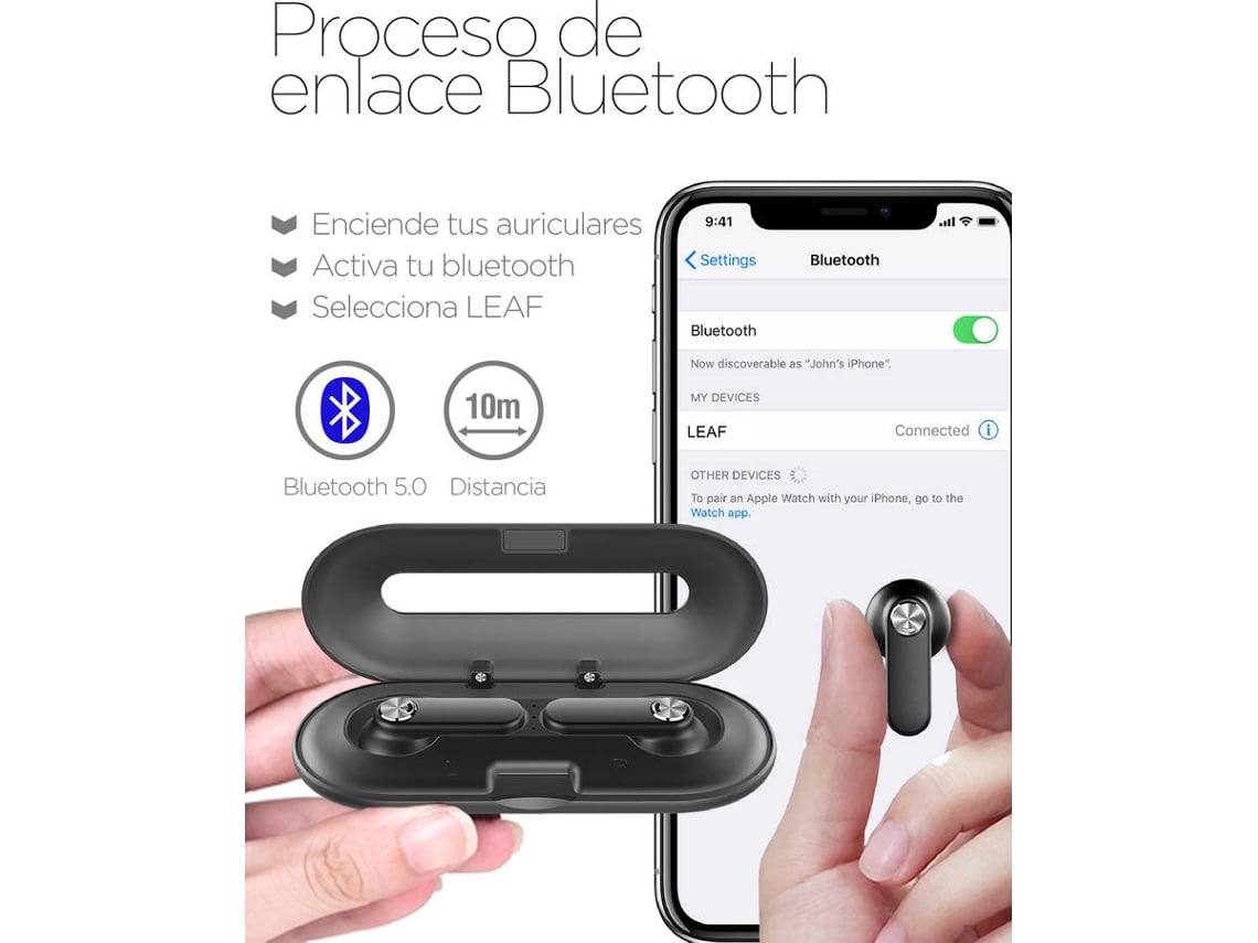 Auriculares bluetooth no online enciende