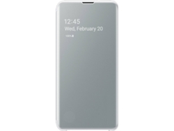 Funda SAMSUNG Galaxy S10E Clear View Blanco