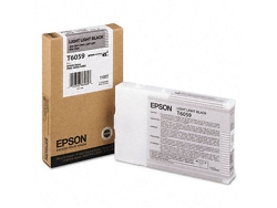 Cartucho de tinta original EPSON, T6059 110 ml, Gris claro, C13T605900
