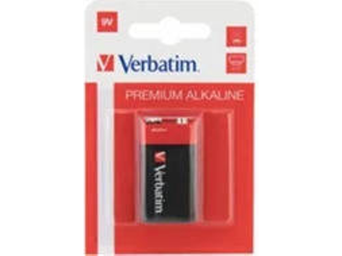 Pila No Recargable VERBATIM 9V 6LR61 (1 unidad)