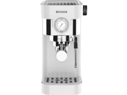 Cafetera Manual BECKEN BCMS9308 (20 bar - Café Molido - Blanco)