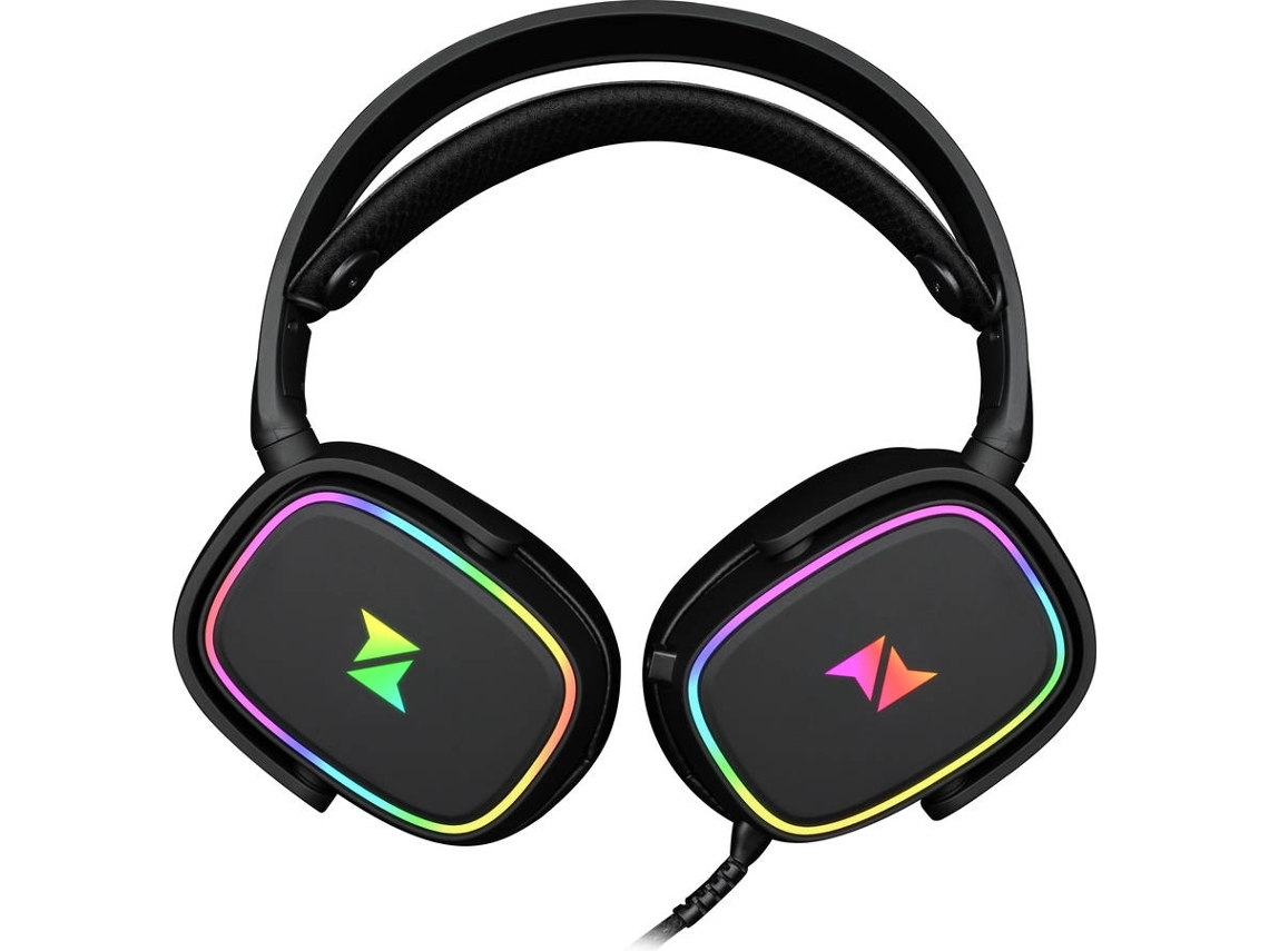 Auriculares Gaming Con Cable N'PLAY Contact 4.7 RGB (On Ear - Micrófono - Negro)