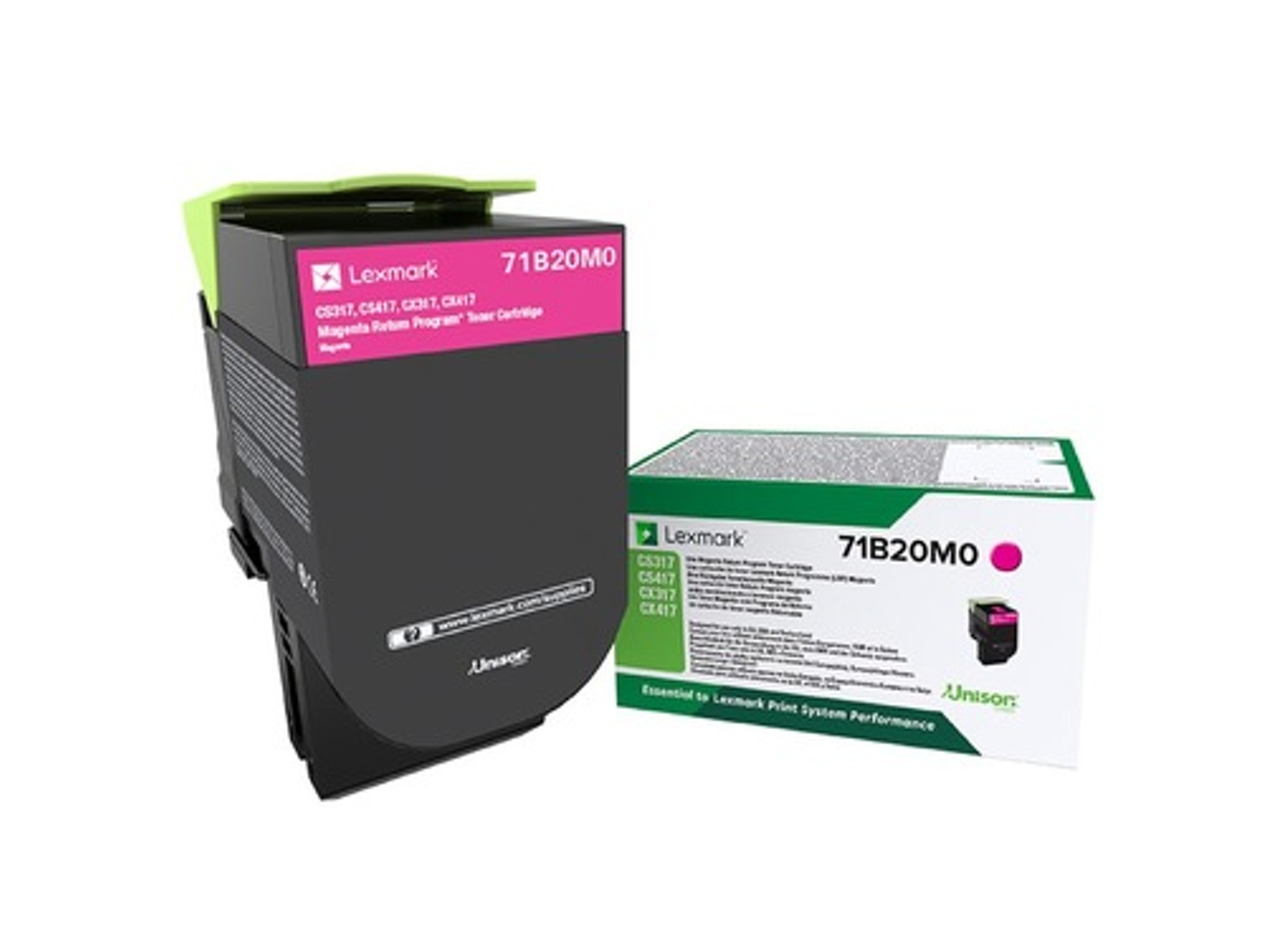 Tóner LEXMARK 71B20M0 Magenta